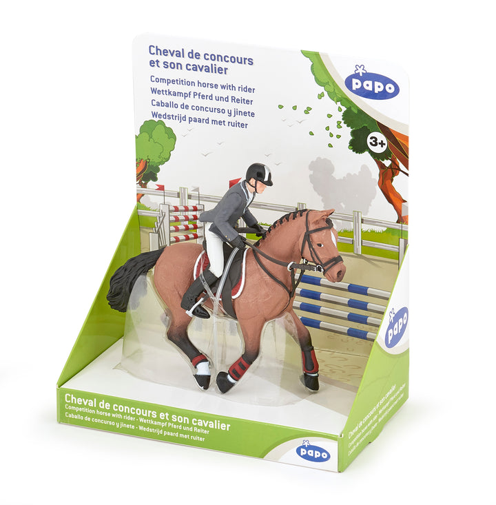 Pferde, Fohlen und Ponys : Wettkampf Pferd und Reiter 13cm (51561)