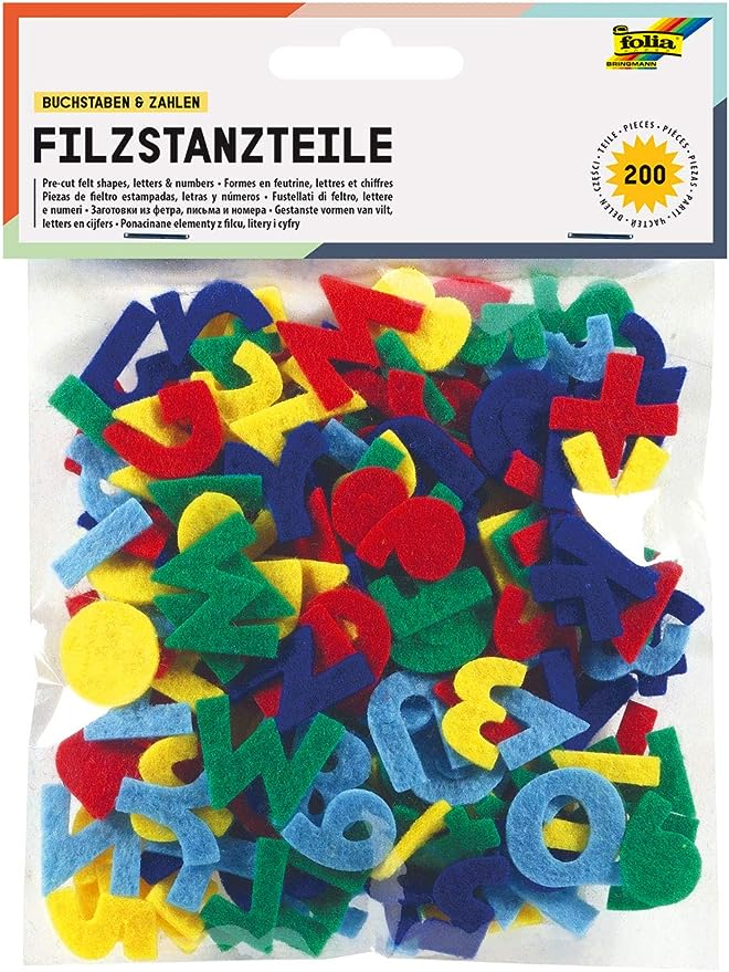 Folia - Bastelfilz-Stanzteile - Filzstanzteile -  verschiedene Motive