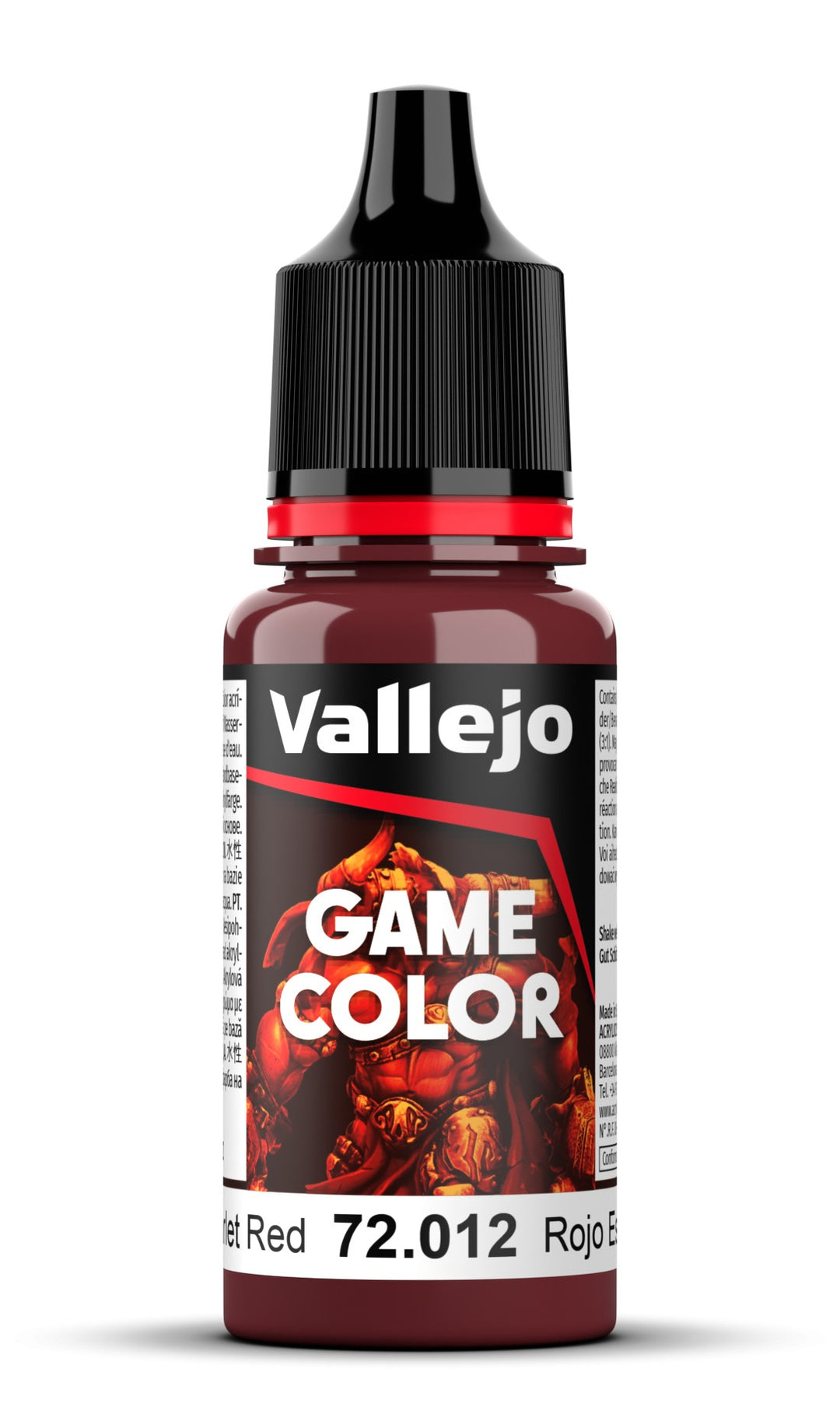 Vallejo Game Color - Scarlet Red 18 ml