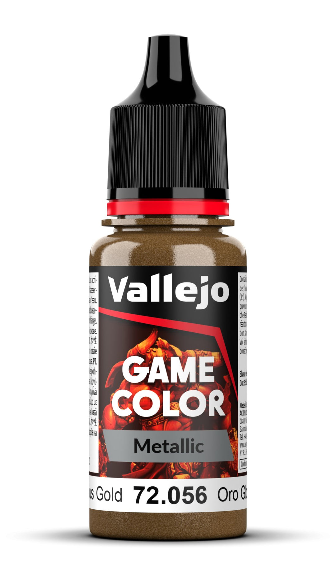 Vallejo - Glorious Gold 18 ml - Game Metallic