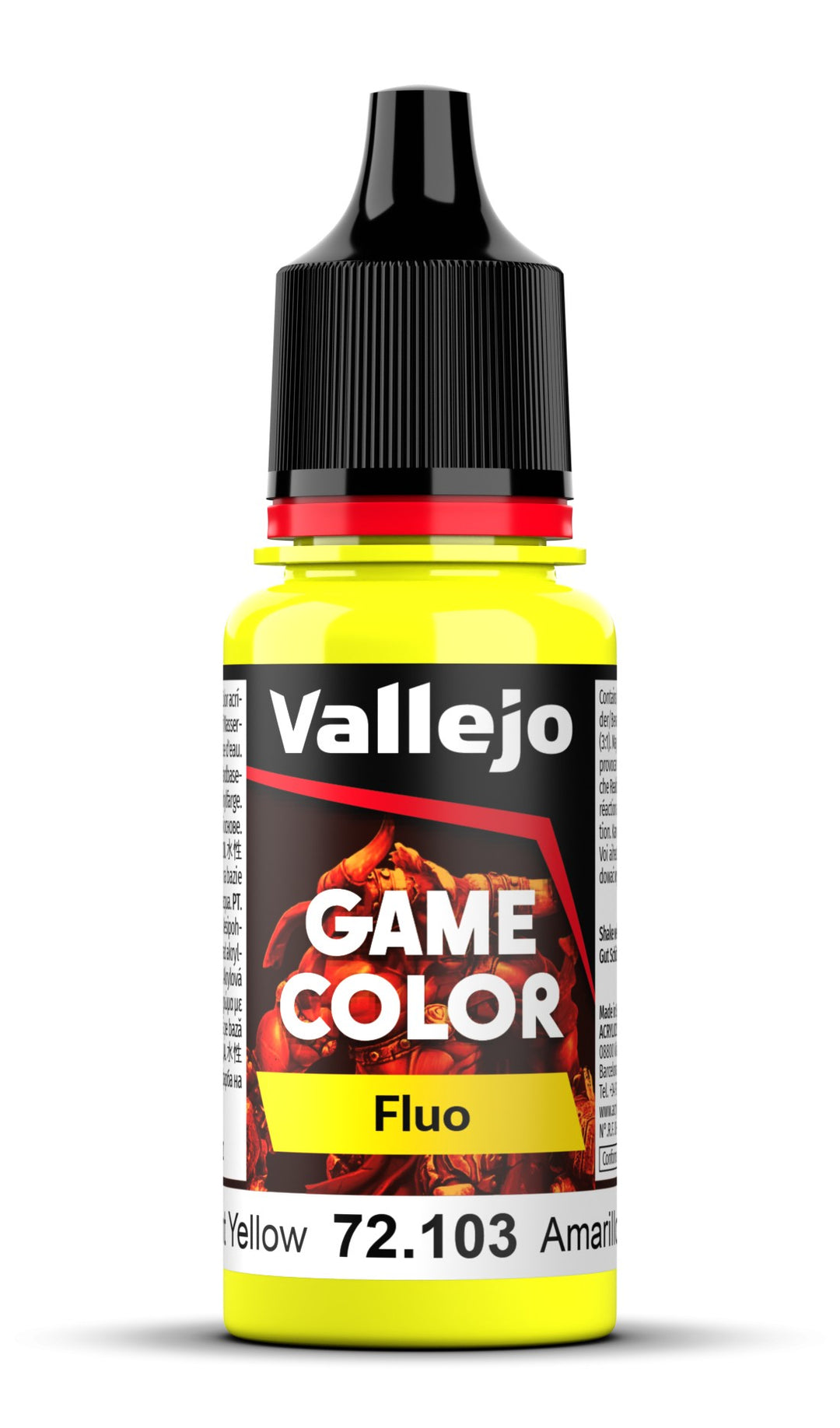 Vallejo Game Color - Fluorescent Yellow 18 ml - Game Fluo
