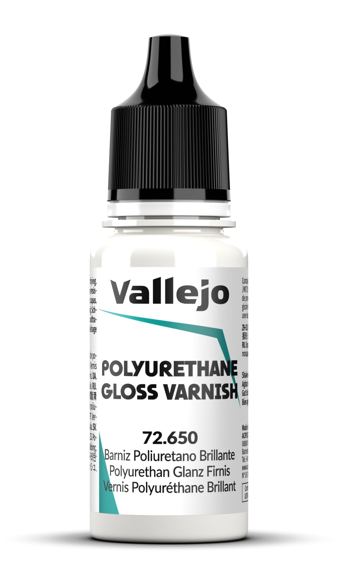 Polyurethane Gloss Varnish 18 ml Auxiliary Tabletop