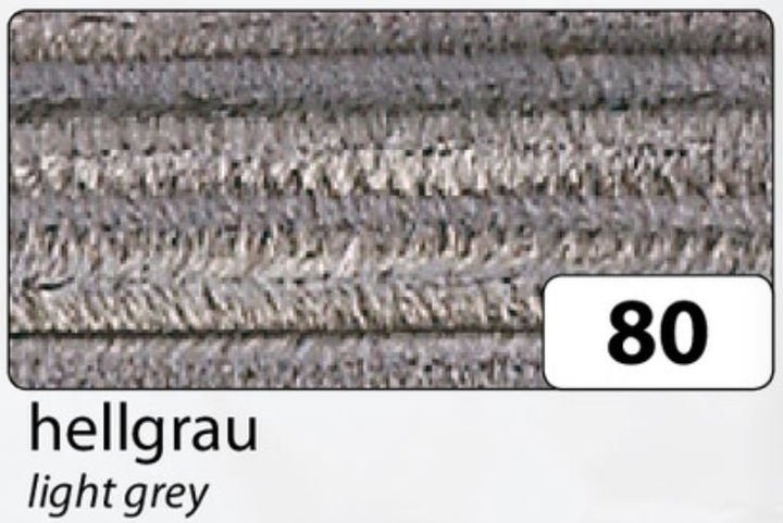 Chenilledraht Pfeifenputzer 5er oder 10er Set  Ø 8mm 50cm verschiedene Farben