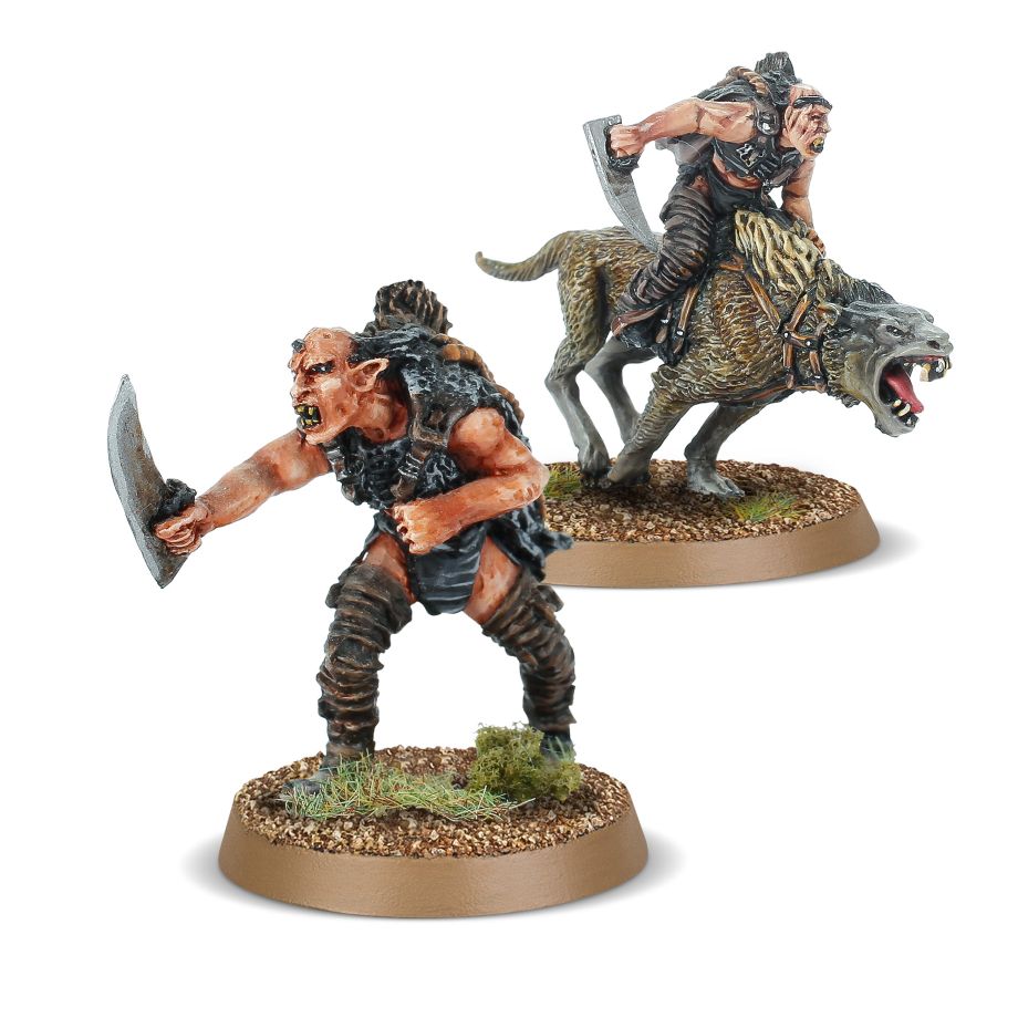 Middle-Earth : Sharku, Warg Rider Captain (253022) (Mail Order)