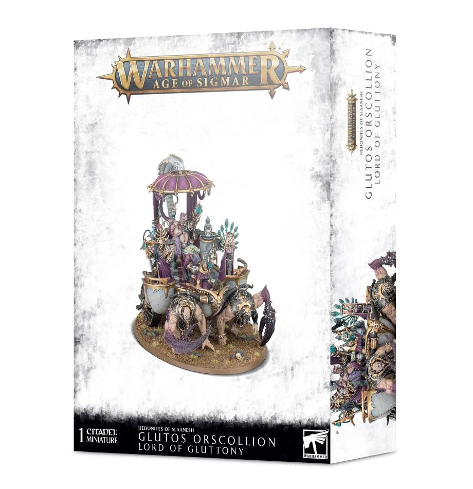 Hedonites of Slaanesh: Glutos Orscollion, Lord of Gluttony (83-82)