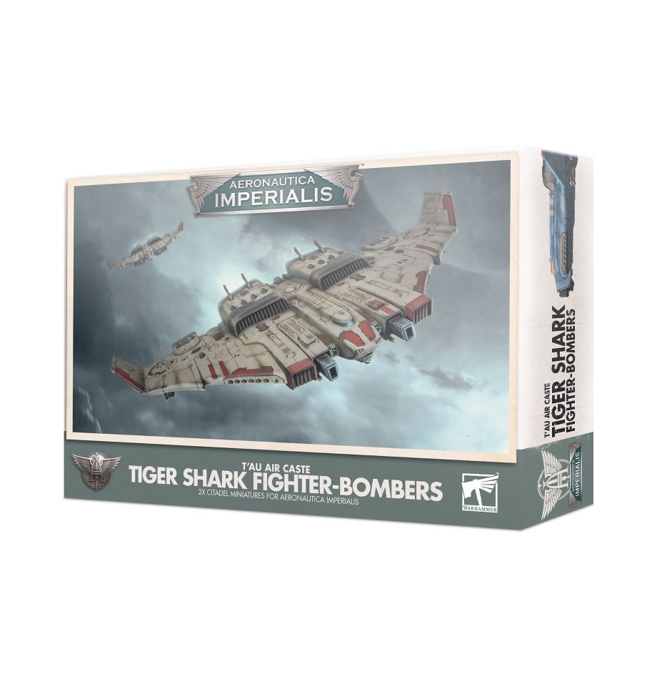 Aeronautica Imperialis: T'au Air Caste Tiger Shark Fighter-Bombers (500-32)