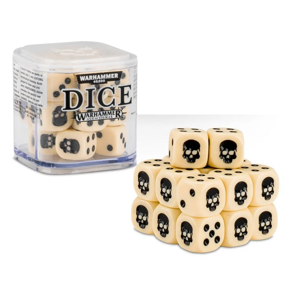 Citadel 12mm Dice Set - Ivory (65-36) Würfelset