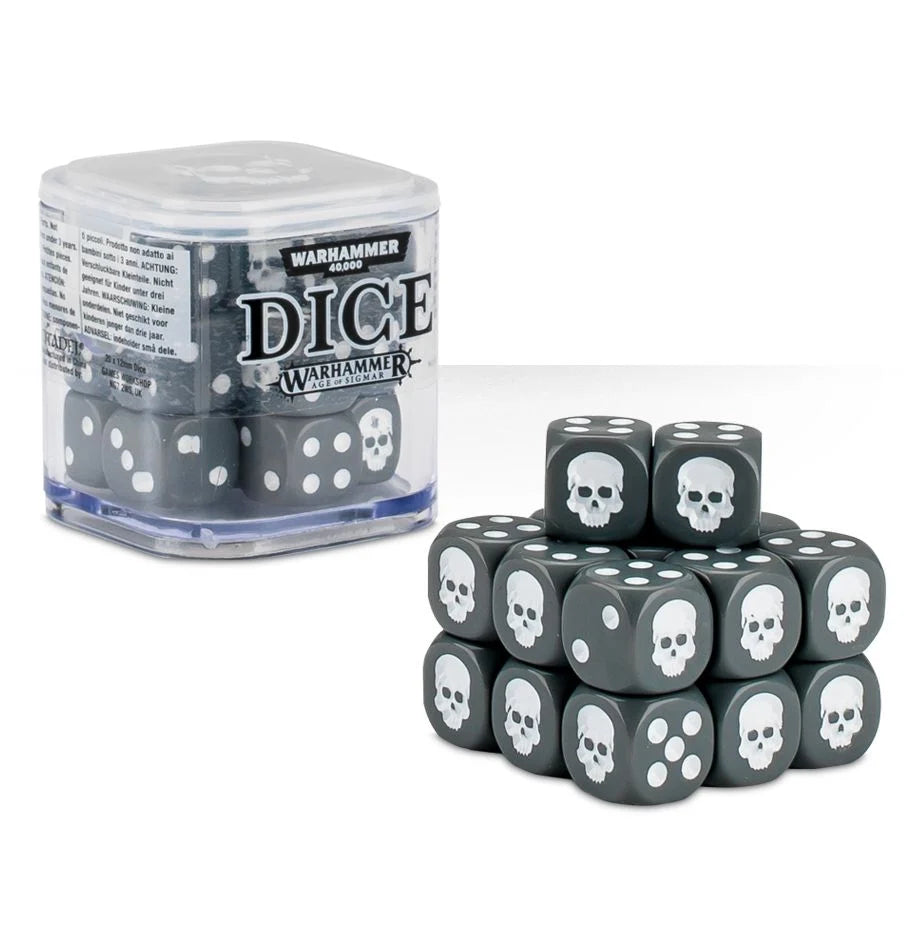 Citadel 12mm Dice Set - Grey (65-36) Würfelset