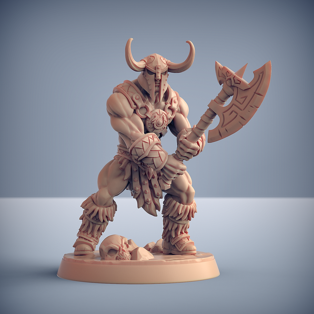 Dragonpeak Barbarians „Barbarian A V2 (helmet)“ 28mm-35mm | Boneshop