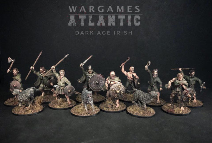 Blood Oaths „Darkage Irish Warriors“ BASE-Bundle Wargames Atlantic 28mm Boneshop