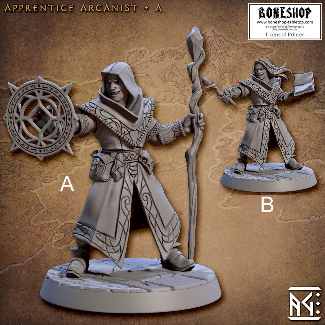 Arcanist Guild „Apprentice Arcanist 1B" 28mm-35mm | RPG | Boneshop