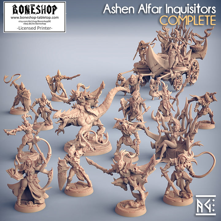 Ashen Alfar Inquisitors „Ashen Bundle“ Artisan Guild | 28mm-35mm | Boneshop