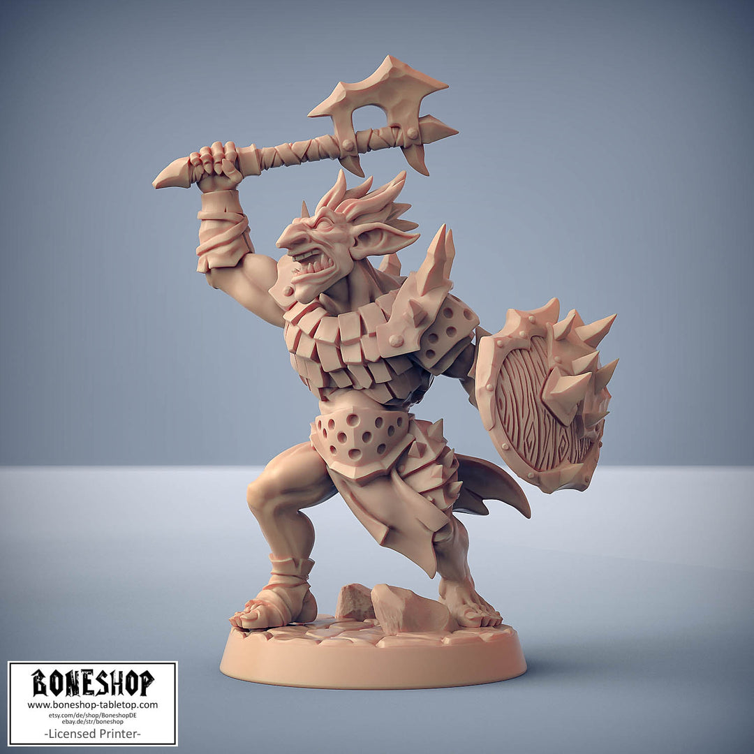 Blackrazor Hobgoblins „Hobgoblin B1“ 28mm-35mm | RPG | DnD | Boneshop