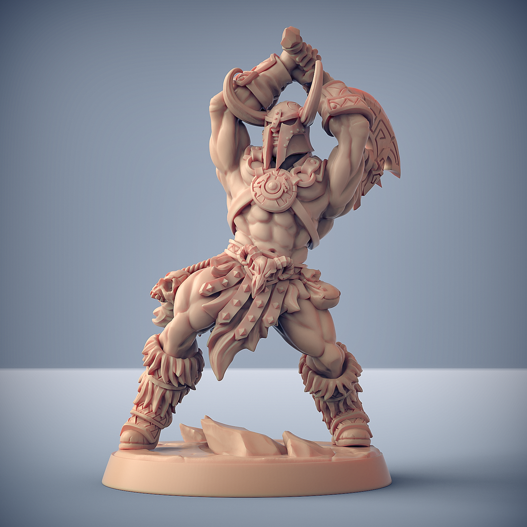 Dragonpeak Barbarians „Barbarian B V2 (helmet)“ 28mm-35mm | Boneshop