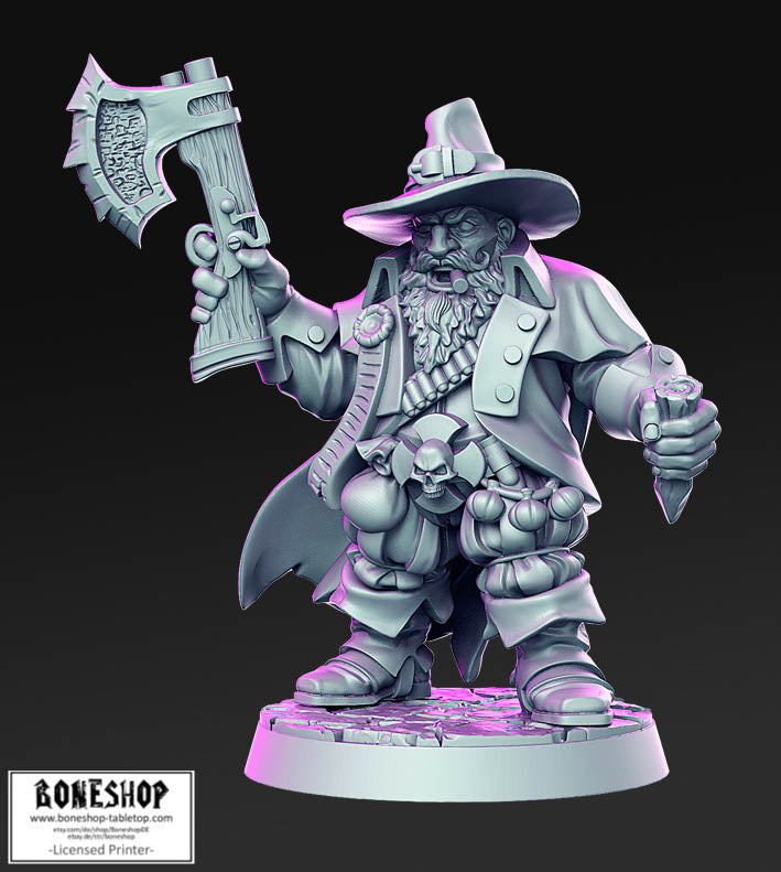 Bloody Moon „Balur van Helding" 28mm - 35mm | RPG | Tabletop | Boneshop