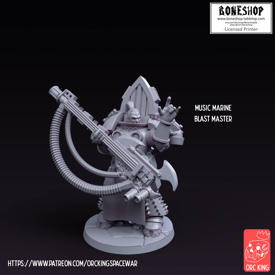 Music of Chaos „Music Marine Blast Master" 28mm - 32mm | RPG | Boneshop