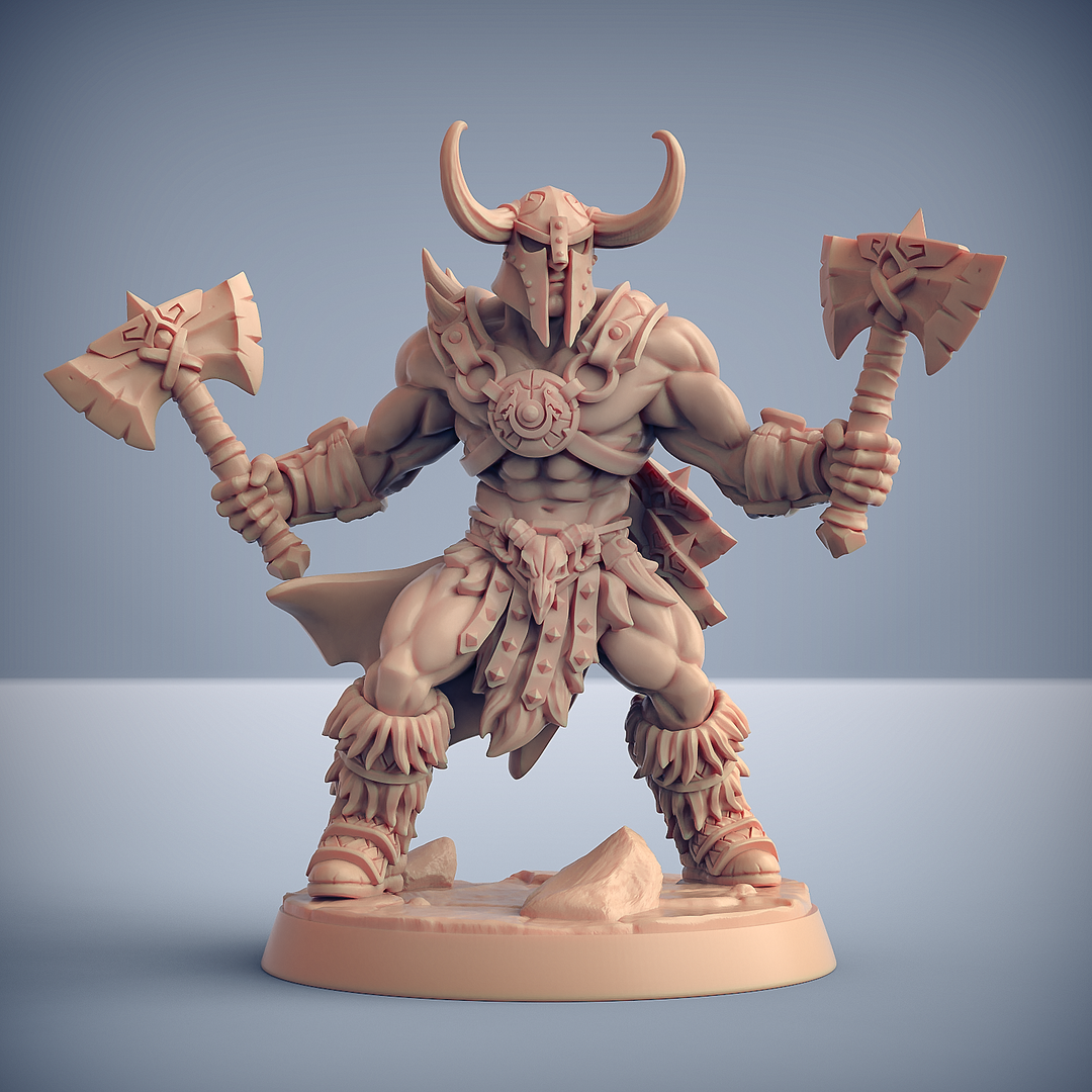 Dragonpeak Barbarians „Barbarian C V2 (helmet)“ 28mm-35mm | Boneshop