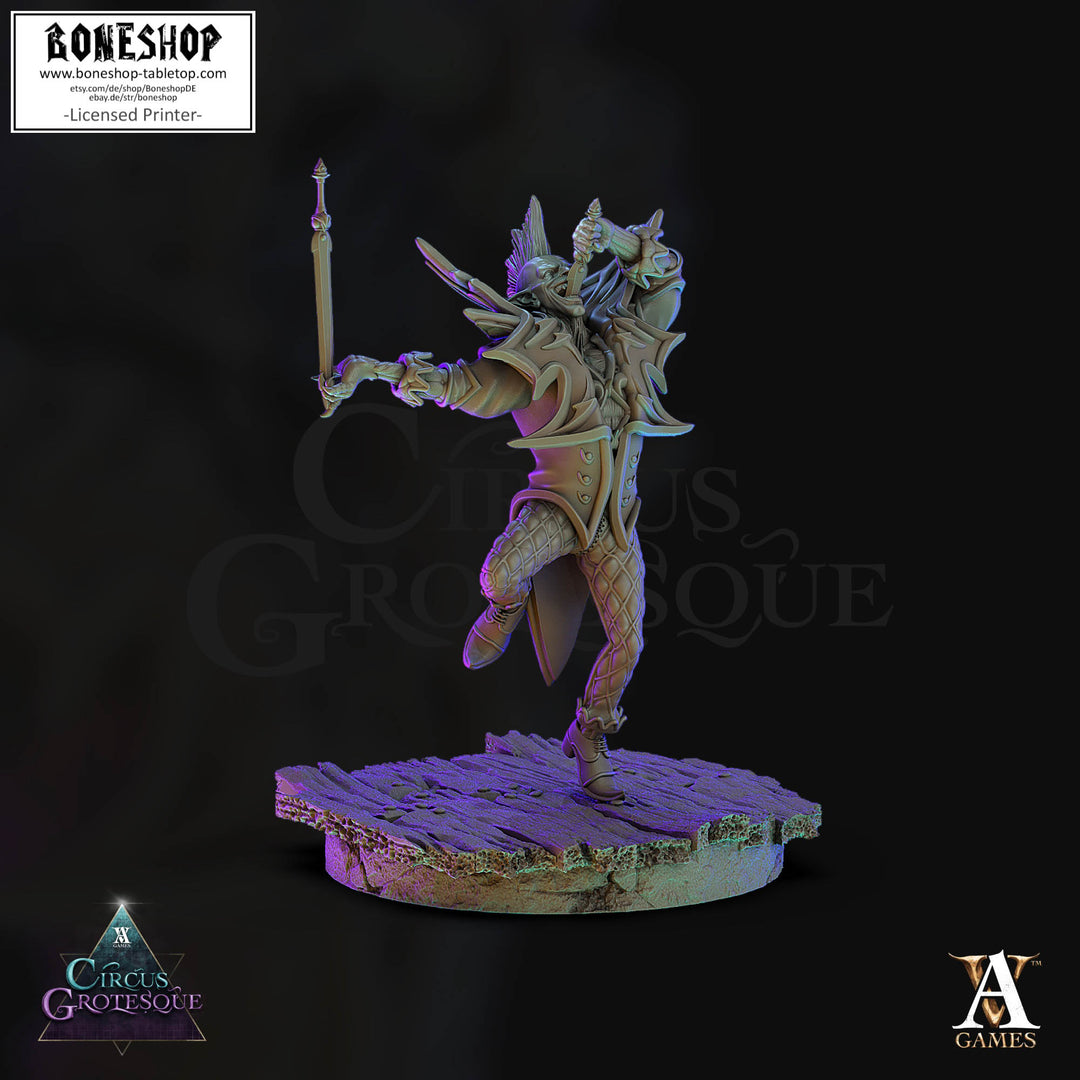 Circus Grotesque „Jester 4" Archvillain Games | 32mm - 40mm | Boneshop