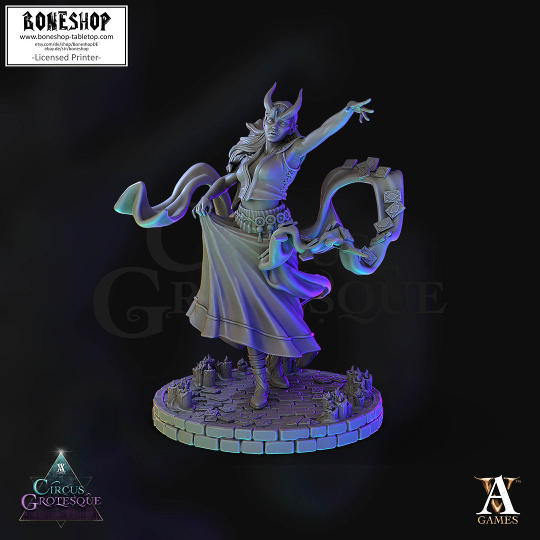 Circus Grotesque „Chaval Tiefling 3" Archvillain Games | 32mm - 40mm | Boneshop