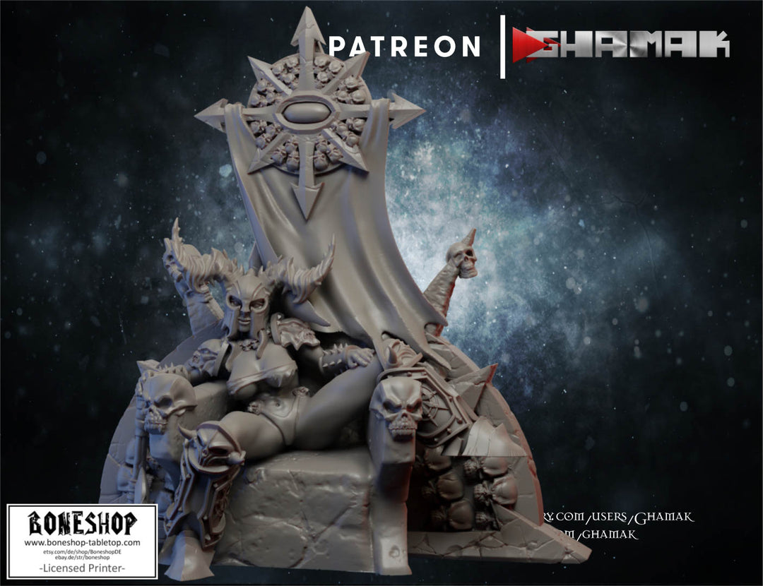 Chaos Knights „Chaos Pinup" 28mm - 35mm | RPG | DnD | Boneshop