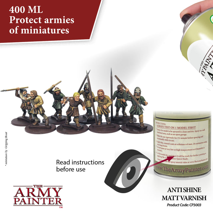 The Army Painter: Anti-Shine, Matt Varnish