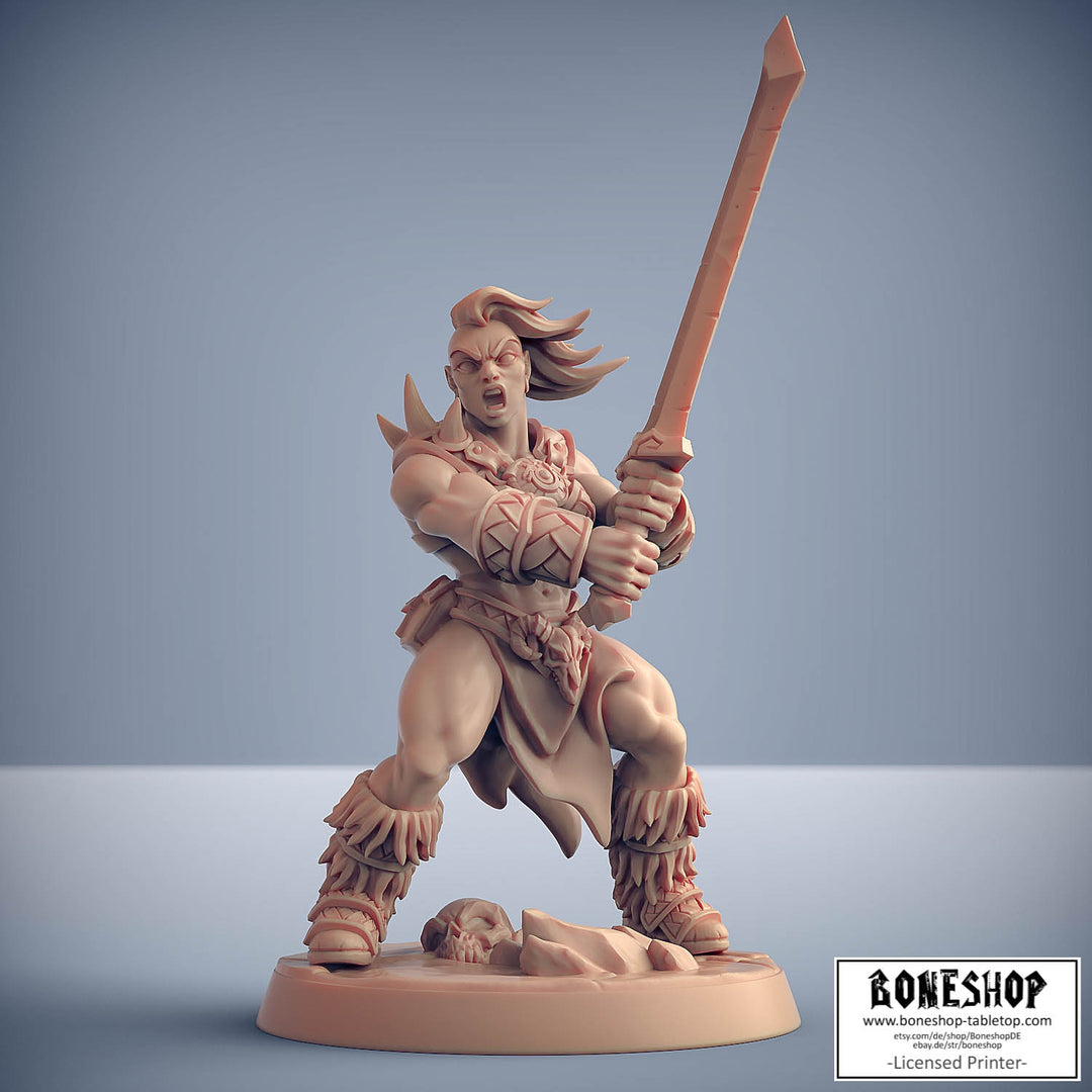 Dragonpeak Barbarians „Barbarian D V1“ 28mm-35mm | Boneshop