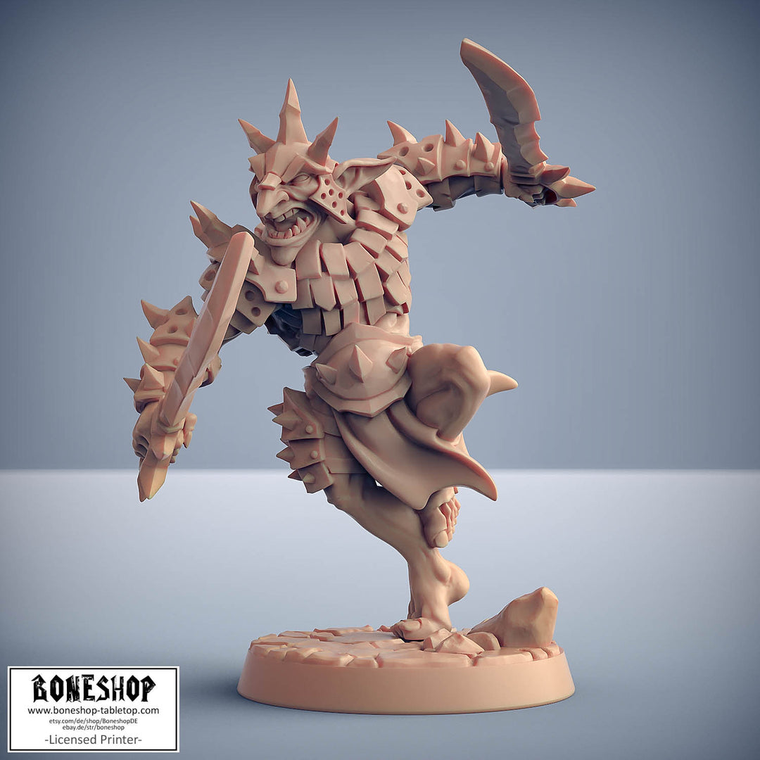 Blackrazor Hobgoblins „Hobgoblin D2“ 28mm-35mm | RPG | DnD | Boneshop