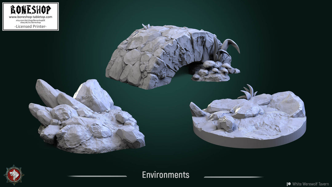 Unholy Trinity „Environments“ 28mm-35mm | RPG | DnD | Boneshop