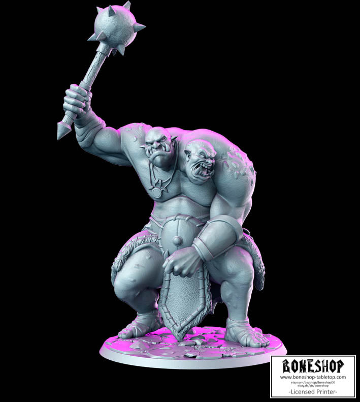 Witcher Contract Vol 2. „Ettin" | 28mm - 35mm | RPG | DnD | Boneshop