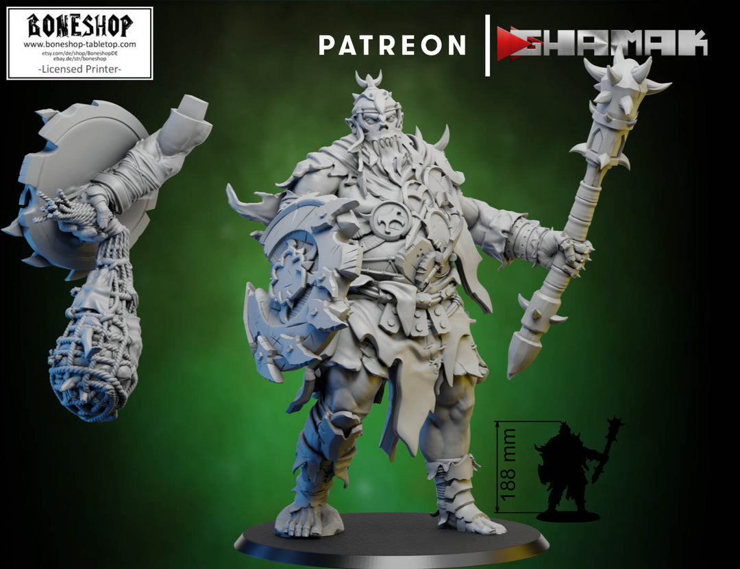 Persian Ogre „Giant A" | 28mm - 35mm | RPG | DnD | Tabletop | Boneshop