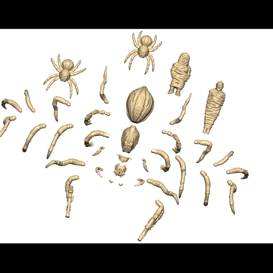 Classic Fantasy „Giant Spiders“ BASE-Bundle Wargames Atlantic | 28mm | Boneshop