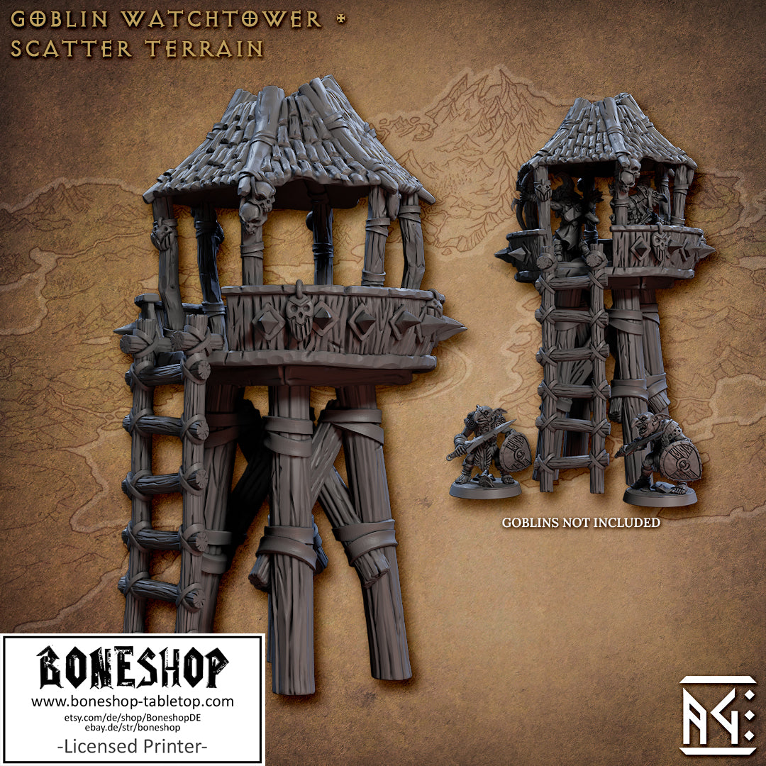 Faldorn Goblins „Goblin Watchtower“ 28mm-35mm | DnD | PRG | Boneshop