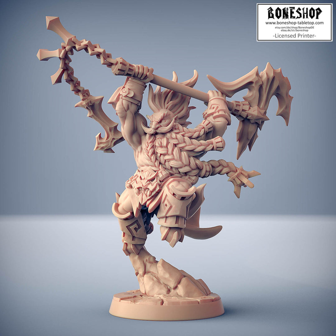 Dumlok Flameseekers „Gundrof Ragingfire" 28mm-35mm | RPG | Boneshop