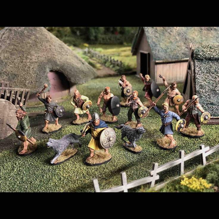 Blood Oaths „Darkage Irish Warriors“ BASE-Bundle Wargames Atlantic 28mm Boneshop