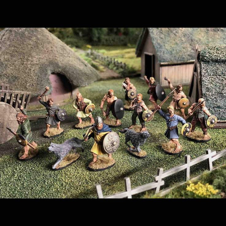 Blood Oaths „Darkage Irish Warriors“ BASE-Bundle Wargames Atlantic 28mm Boneshop