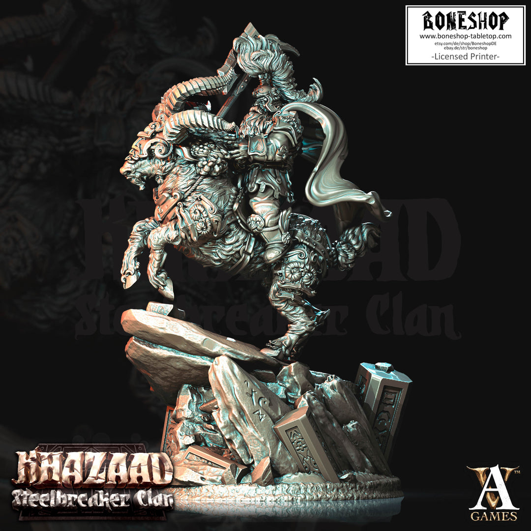 Khazaad - Steelbreaker Clan „Ram Rider 1" 32mm - 40mm | RPG | Boneshop