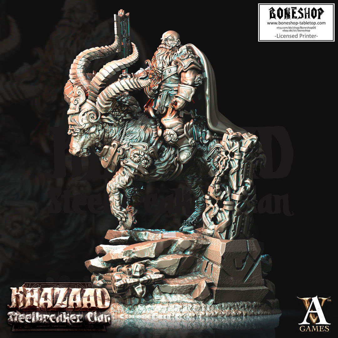 Khazaad - Steelbreaker Clan „Ram Rider 2" 32mm - 40mm | RPG | Boneshop
