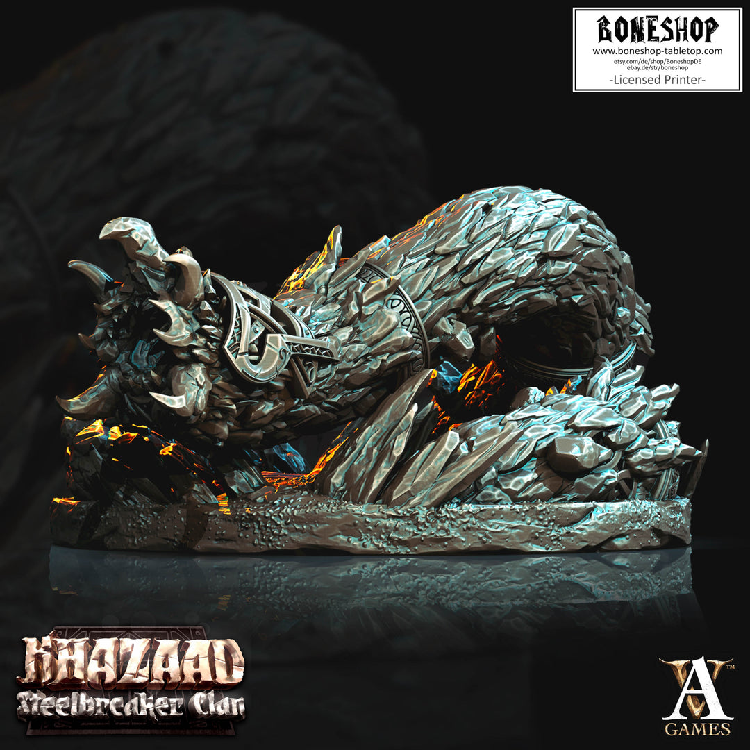 Khazaad - Steelbreaker Clan „Stoneworm 3" 32mm - 40mm | RPG | Boneshop
