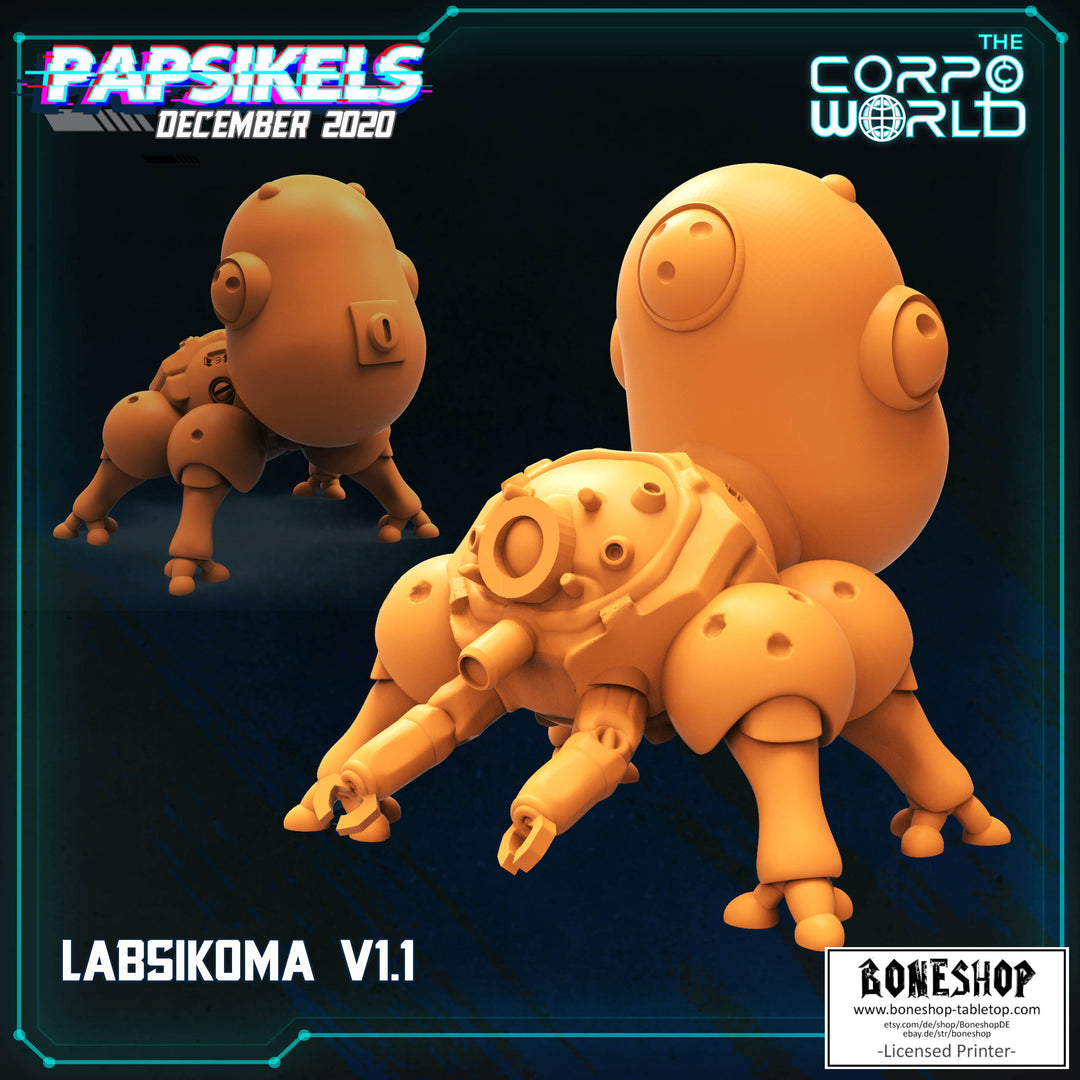 Corpo World „Labsikoma" 28mm - 35mm | Cyberpunk | RPG | Boneshop