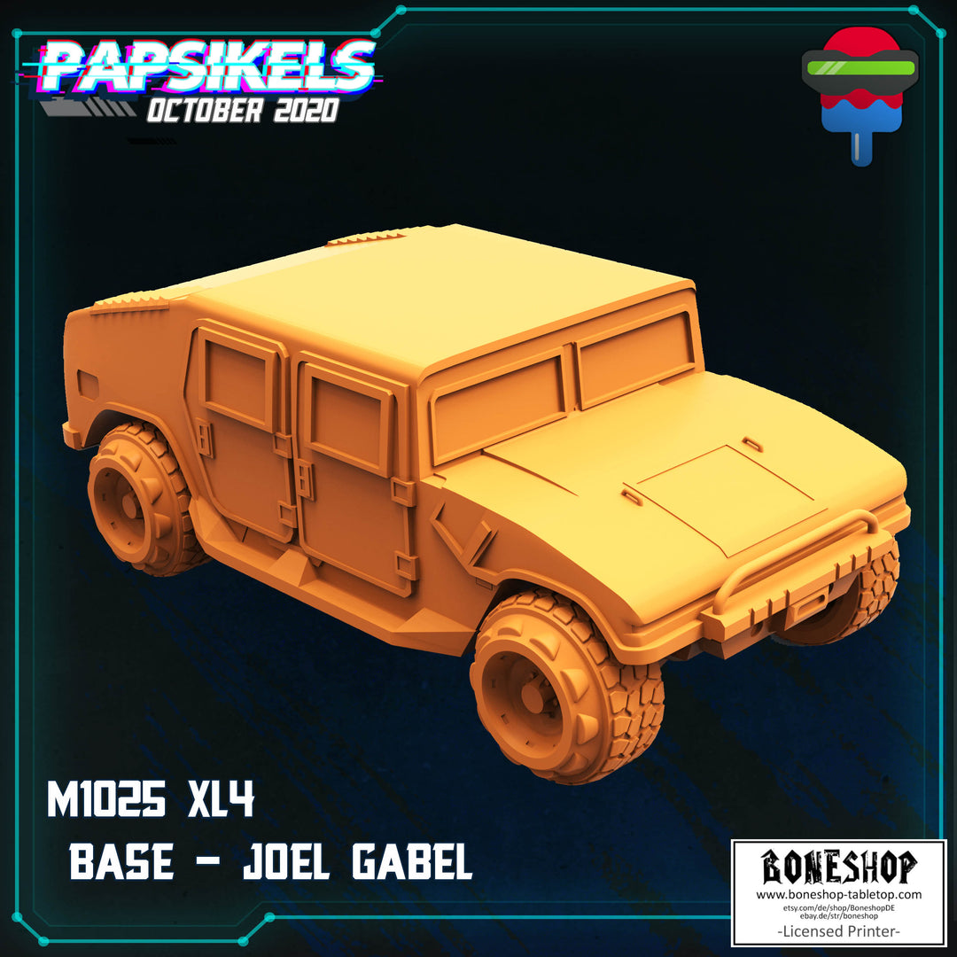 Pack 10 „M1025-XL4" 28mm - 35mm | Cyberpunk | RPG | Boneshop