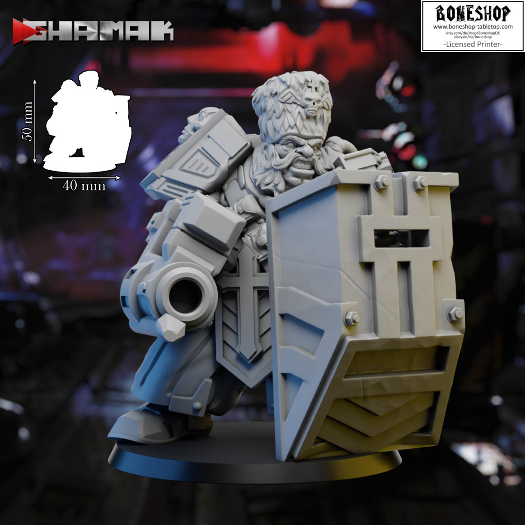 Firstborn „Ogre Handcannon B" | 28mm - 35mm | RPG | DnD | Tabletop | Boneshop