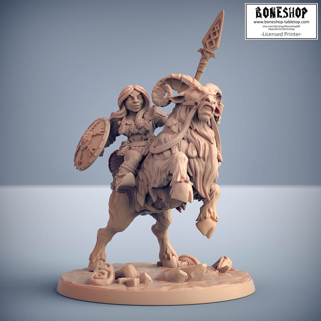 Dwarfs of Skutagaard „Dwarven Ram Rider C" 28mm-35mm | RPG | Boneshop