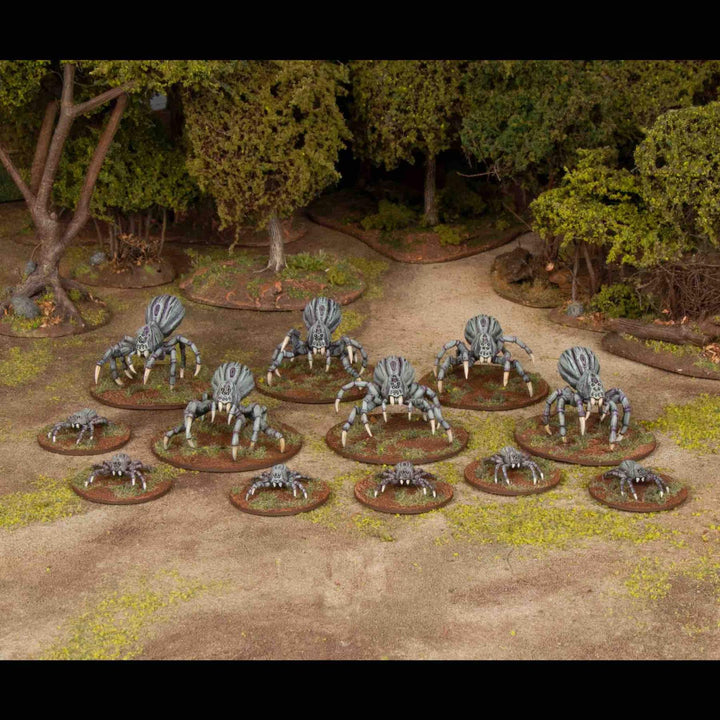Classic Fantasy „Giant Spiders“ BASE-Bundle Wargames Atlantic | 28mm | Boneshop
