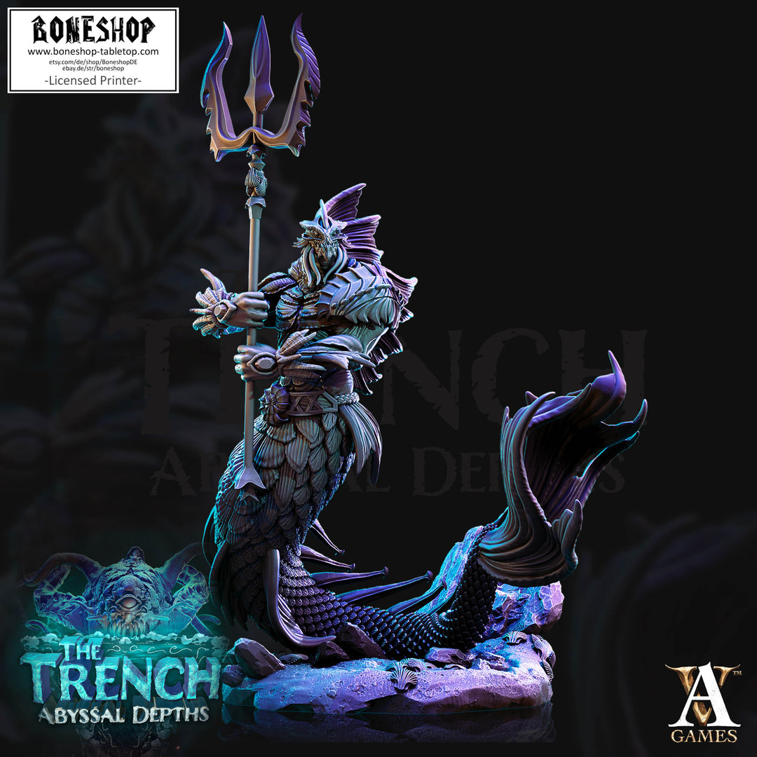 The Trench Abyssal Depths „Merrow 2" Archvillain Games | 32mm - 40mm | Boneshop