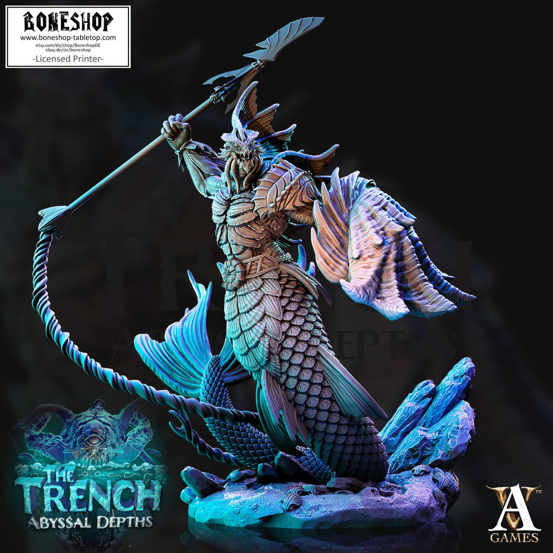 The Trench Abyssal Depths „Merrow 3" Archvillain Games | 32mm - 40mm | Boneshop