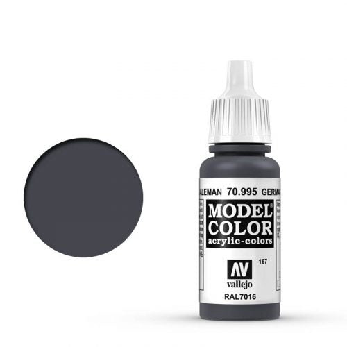 Vallejo Model Color: 167 Anthrazitgrau (German Grey), 17 ml (995)