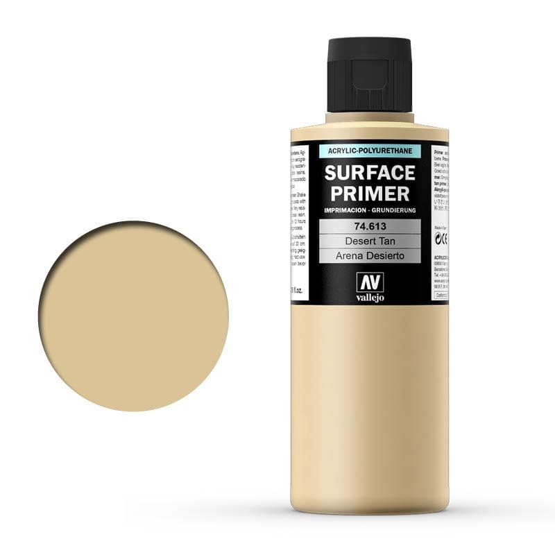 Vallejo Surface Primer - Destert Tan 200ml
