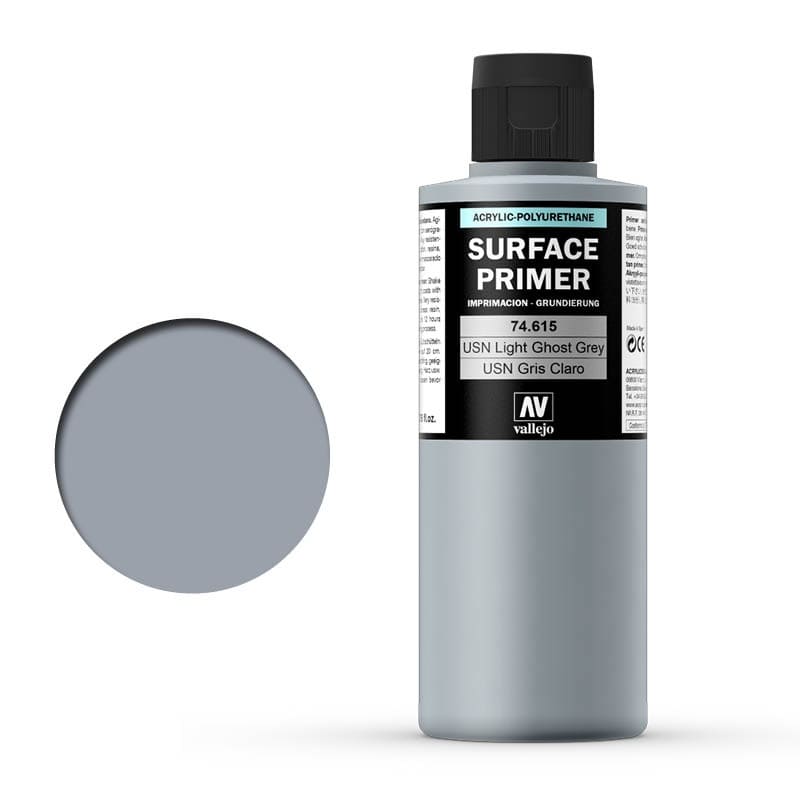 Vallejo Surface Primer - USN L. Ghost Grey 200ml