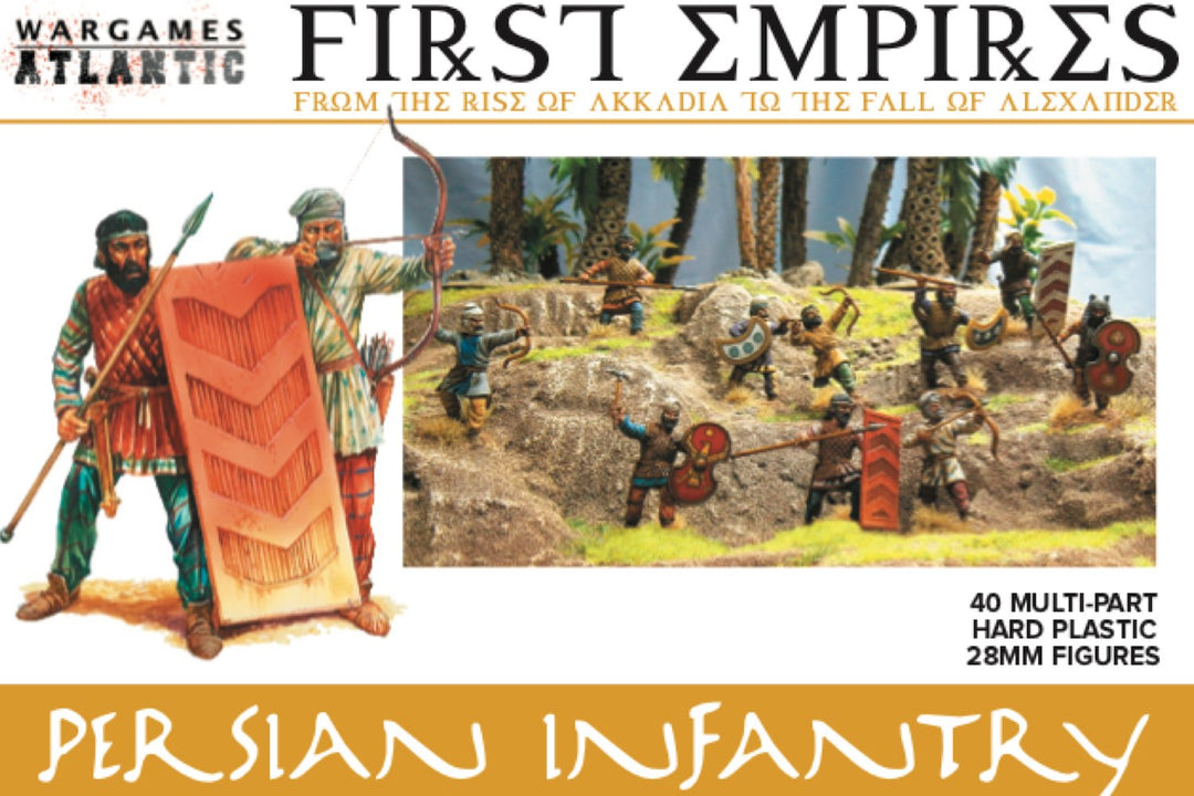 First Empires „Persian Infantry“ BASE-Bundle Wargames Atlantic | 28mm | Boneshop