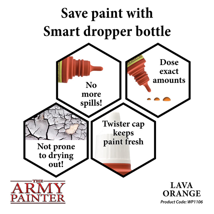 The Army Painter: Warpaint Lava Orange
